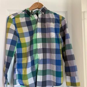 Crewcuts Multicolor Plaid Kids Button Down Shirt